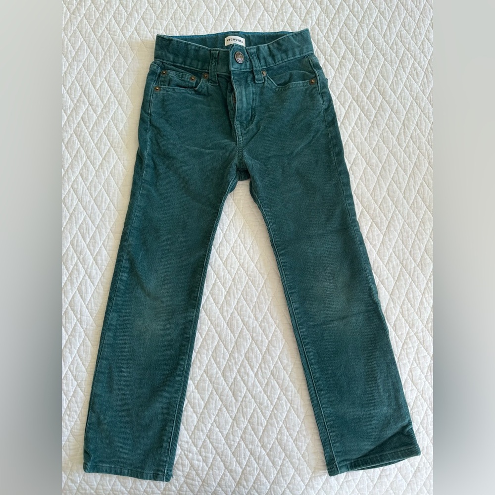 J.crew Crewcuts, corduroy Pants, Dark Green, Size 5